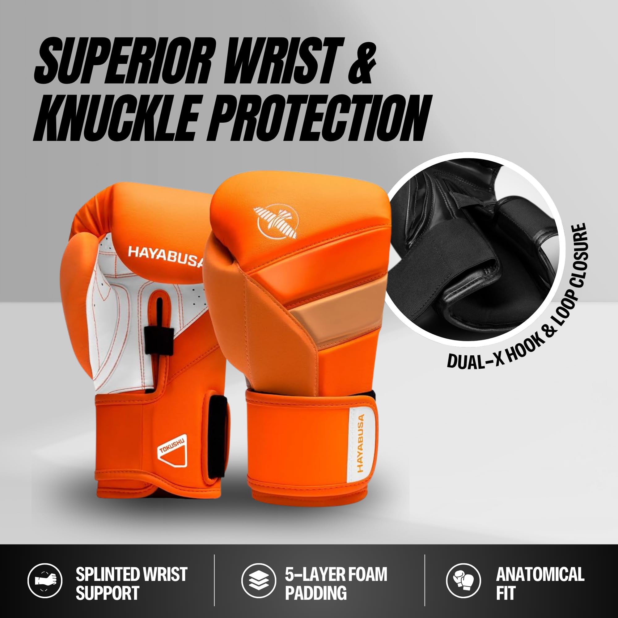 Amazon | Hayabusa T3 Boxing Gloves for Men and Women Wrist and